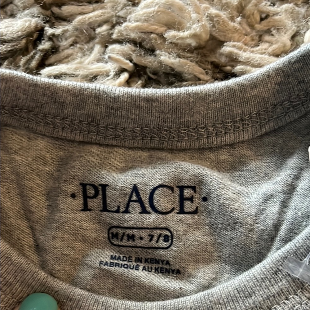 Children’s Place Kids’ Long Sleeve Gray Shirt - Picture 2 of 5